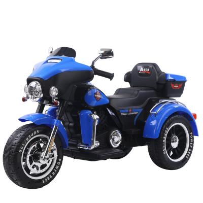 China 2022 early new light/music/education design 12V battery motor babv electric motorcycle for kids to ride on for sale