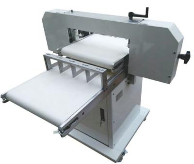 China snack factory stainless steel hamburger bun slicer automatic cutting/slicing machine/bread for sale for sale