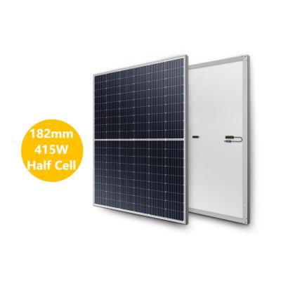 China SUNACME Solar Roof Half Cut Glass Solar Panel PERC 182mm 108cells 415W OEM Box Frame 182mm*182mm for sale