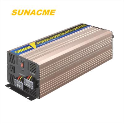 China CE certificate solar gridcan swith inverter 5kw 5.5kw solar inverter Italy 5kw power off connect solar batteries 610mm*216mm*151mm for sale