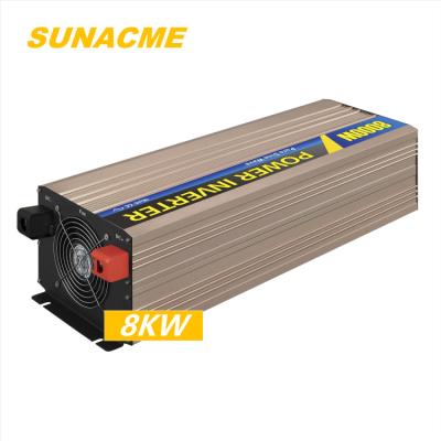 China SUNACME 8KW Inverter Solar Hybrid Inverter 8KW Solar Inverters With 12/48V Lithium Battery Storage With CE Certificate 610mm*200mm*150mm for sale