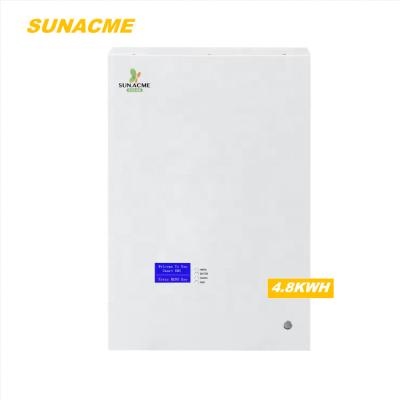 China SUNACME Success Power Wall Battery 48V/51.2V 100Ah4.8Kwh Lithium Battery Power Storage Lifepo4 Rechargeable Battery APW-48V-100Ah for sale