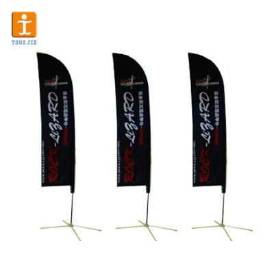 China Custom Logo Double Side Wind Flying Teardrop FLYING Flag, Feather Flag, Knife Flag for sale