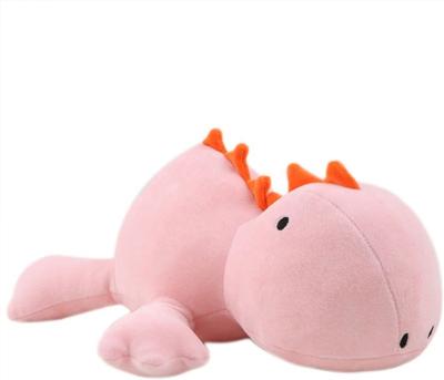 China Best Plush Gift Stuffed Animal Soft Weighted Dinosaur Kids Toy With Heated Beans for sale