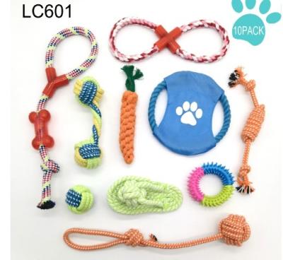 China Wholesale Sustainable Cotton Rope Pet Toys Durable Pet Rope Chew Toys Cotton Rope Toy Sets for sale