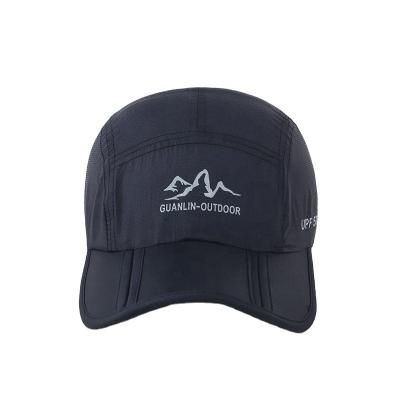 China COMMON Logo High Quality Man Women Wholesale Custom Quick Dry Hat Unstructured Foldable Camper Outdoor Hats for sale