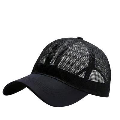 China COMMON Service Men's Sports OEM Simple Hot Selling Blank Mesh Baseball Cap Best Quality Trucker Hat for sale