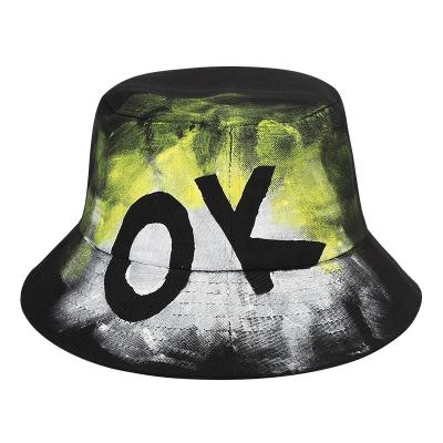 China Wholesale Designer Buckets Hats Custom Character Printed Women Fashion Fisherman Outdoor Bucket Hat for sale