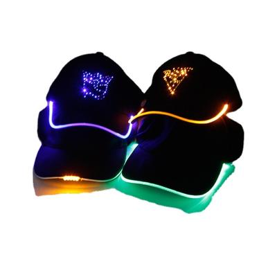 China OEM Factory Design COMMON Wholesale Hat With Led Logo Unisex Baseball Hat And Custom Hat for sale