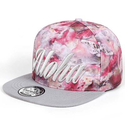 China COMMON Wholesale Sublimation Printing Cheap Price Embroidery Custom Logo Flat Brim Women Snapback Hat for sale