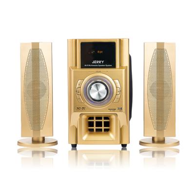 China Mini System Jerry Power 2.1 CH Home Theater System Speaker Karaoke Powered Speaker Sound Box for sale