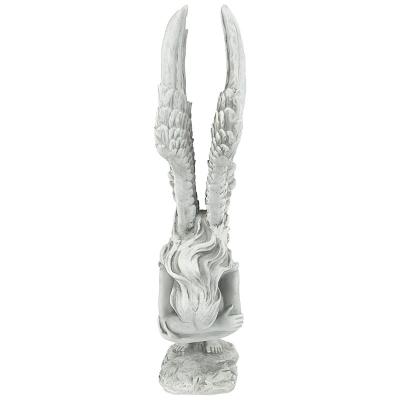 China Europe New Arrival Angel Statue Pure White Resin Office Craft Personalized Ornament for sale