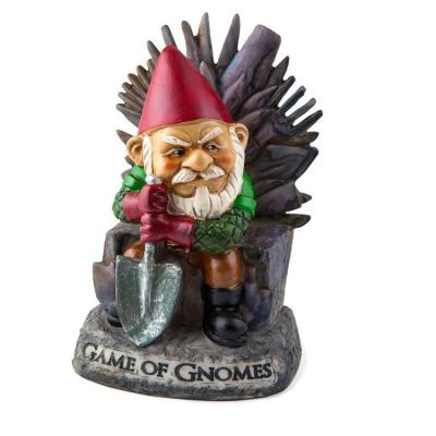 China Wholesale Modern Resin Garden Gnome With Shovel Statue Resin Opens Home Decoration Garden Gnome Figurine for sale