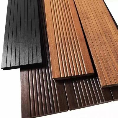 China Outdoor Strand Waterproof Bamboo Terrace Bathroom Lawn Floor Environmentally Friendly And Moisture Proof Anticorrosive Bamboo Flooring for sale