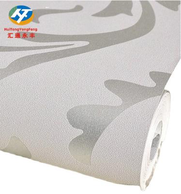 China Brand New EUROPEAN HTYF Design 3D Wallpaper Simple European Style Nonwoven Wallpaper For Walls Decoration for sale