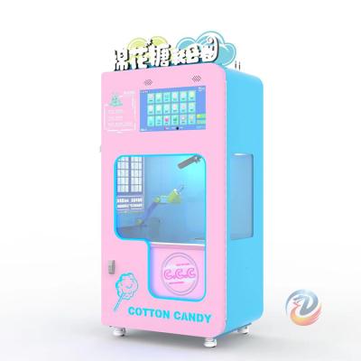 China low cost & full automatic commercial model high prifit cotton candy vending machine cotton candy maker 18 kinds for sale