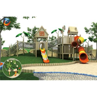 China Bring happiness and stimulate to imagine kindergarten plastic tube slide amusement park games kids to play earth outdoor children playground equipment for sale