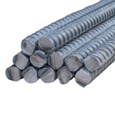 China Construction HRB350 HRB500 B460 B500b Hot Rolled Ribbed Bar Reinforced Carbon Steel Bar Deformed Rebar for sale