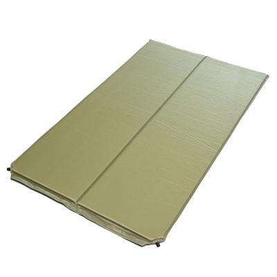 China Portable camping mat sleeping padautomatic double self inflating mattress outdoor mat for sale