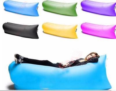 China 210T Poyester Ripstop High Quality Inflatable Air Sofa Lazy Bag Air Sofa for sale