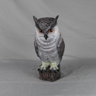 China Minimalist Wholesale Cute Owl Plastic Lawn Ornaments For Garden for sale