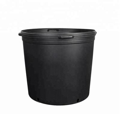 China Black Plastic 20 Gallon Nursery Plastic Pots for sale