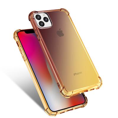 China Protect Phones Gradient Rainbow Case For iPhone 11 Pro Soft Transparent Case Coque Shell For iPhone 7 8 XS XR TPU Max Clear Cover For iPhone 11 for sale