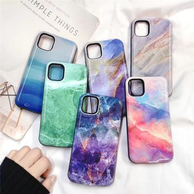 China Fast Charging Support Marble 6000mAh Battery Charging Case Power Bank for 11 11 pro 12 12P RO for sale