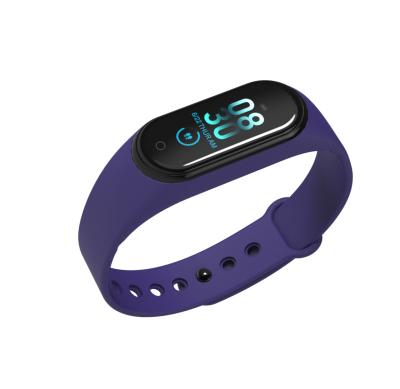 China Cardiac frequency ; blood pressure ; Popular Heart Rate Monitor Watch Fit Fitness Trackers Smart Color Wristband M4 Color Wristband M4 Period Reminder Android IOS IOS for sale