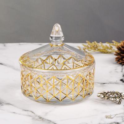 China 2021 New Europe Style Crystal Jewelry Box For Wedding Gift for sale