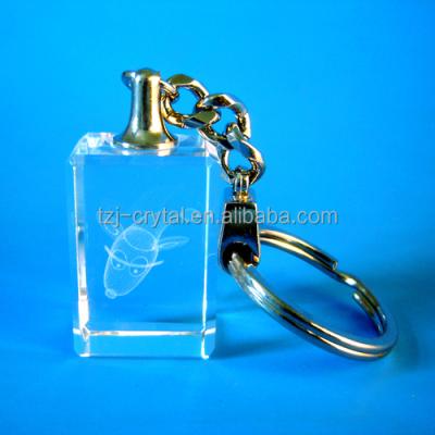 China China 2021 Wholesale Cheap Custom K9 Crystal Inside Animal Key Chain for sale