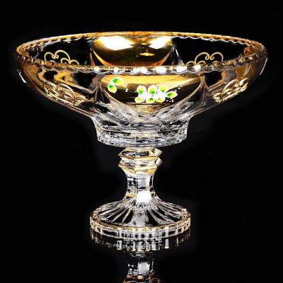 China Europe hot sale fruit bowl decoration wholesale fruit bowl glass fruit bowl for sale