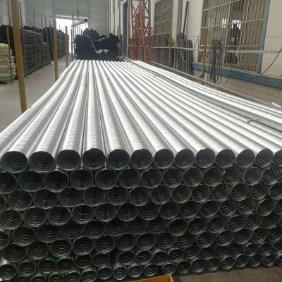 China Bridge Construction High Tensile Corrugated Steel Conduit Prestressed Corrugated Galvanized Steel Conduit For Post Tensioning for sale