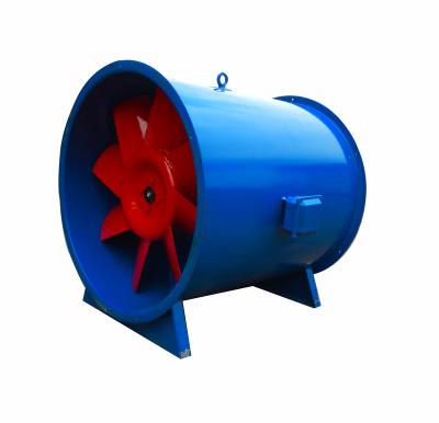 China Construction worksÂ   Axial flow fire fighting axial fan pipe smoke exhaust ventilation equipment for underground garages in shopping malls for sale