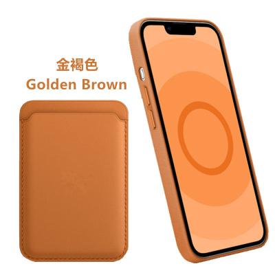 China Hot Selling Shockproof Amazon Magasafing Rfid Blocking PU Leather Magnetic Business Card Holder Business Card Holder For iPhone 12 13 for sale