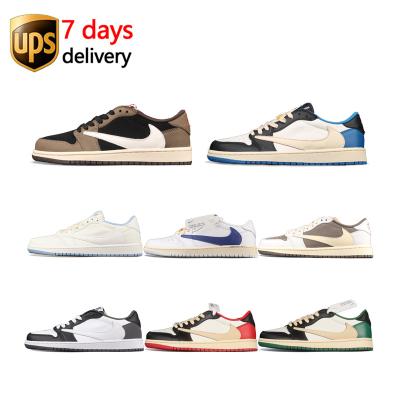 China LOW MOQ Low MOQ Jordan 1 Se Women Gray Black White Wolf Toe Shoes Mens Multiplied Sneakers EVA Blue Low for sale