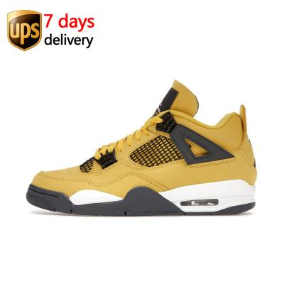 China CT8527-700 EVA Thunderbolts Comfortable Basketball Sneakers Jordan 4 Outdoor Running Shoes for sale