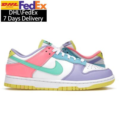 China Cheap DD1872-100 EVA Candy White Custom Panda Shoes Original Sneakers Nikes Easter Dunk Low Sb for sale