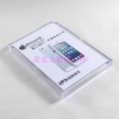 China Wholesale Retail Desktop Display 20 Pcs/9*13*1CM Super Clear Retail Rack 9*13*1CM Plastic Express Shipping Price Tag Rack Air Lot Poster Menu Display Stand for sale