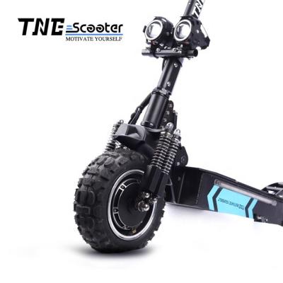 China On Stock TNE V6 Hydraulic suspension 80kph 120km 60v 3200w 3000w off road two wheels self balancing scooters 11inch for sale