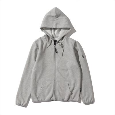 China Wholesale Anti Shrink Streetwear Hoodie Soild Color Stylish Mens Clothing Zip Up Plain Hoodie Sweatshirts for sale