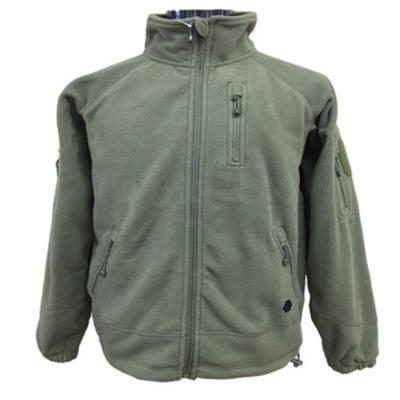 China OEM 100% Polyester Fleece Green Jacket Breathable Fleece Jacket Men for sale