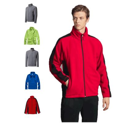 China Custom Hot Sale QUICK DRY Fleece Mens Jacket Plus Full Size Zipper Jacket Coat Softshell 100%Polyester Mens Clothing for sale