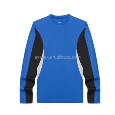 China OEM Breathable 100% Polyester Sports Long Sleeve T Shirt For Men for sale