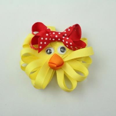 China Stain Ribbon Hot Sale Animal Bows Chicken Bows For Easter for sale