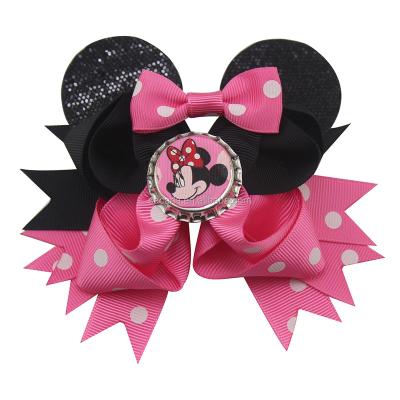 China Handmade Cartoon Stacked Boutique Hair Bow Sacarla 124 for sale