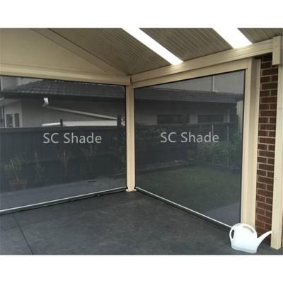 China ROMAN Exterior Blind Outdoor Zipper Zipper Screen Sunshading Blinds For Patios for sale