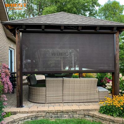 China Slat garden patio cover series coolaroo sun shades aluminum zipper track system zipper screen for sale