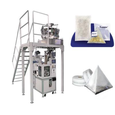 China Long Lifespan Automatic Food Tea Bag Packing Machine Tea Bag Packing Machine With Wire And Label for sale