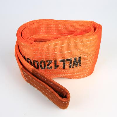 China Industrial Goods/Car Lifting Tow Strap Polyester 15 Ton Belt Crane Elevator Strap Lifting Sling for sale